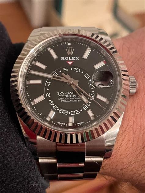 rolex sky dweller stahl preis|rolex sky resident.